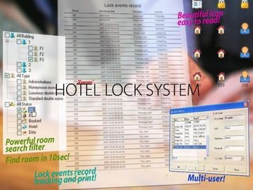 Porcellana Filtro potente da ricerca della stanza del sistema V5.80 della serratura dell'hotel dell'interfaccia di PMS della serratura della carta fornitore